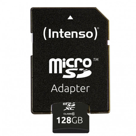 Intenso microSDXC 128GB C10 adapteriga