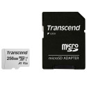 Transcend microSDXC 300S-A 256GB Klassi 10 UHS-I U3 V30 A1