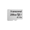 Transcend microSDXC 300S-A 256GB Klassi 10 UHS-I U3 V30 A1