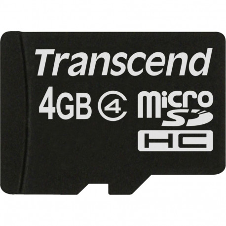 Transcend microSDHC          4GB Class 4                TS4GUSDC4
