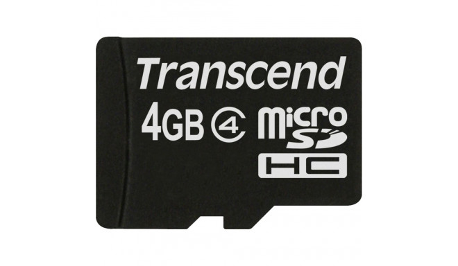 Transcend microSDHC          4GB Class 4                TS4GUSDC4