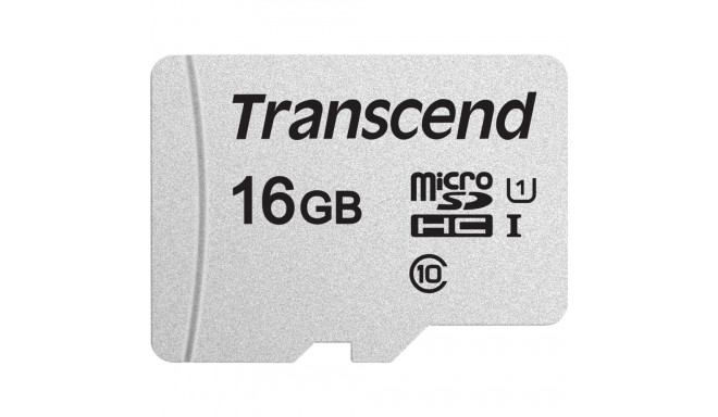 Transcend microSDHC 300S 16GB Class 10 UHS-I U1
