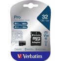 Verbatim microSDHC Pro 32GB Class 10 UHS-I koos adapteriga