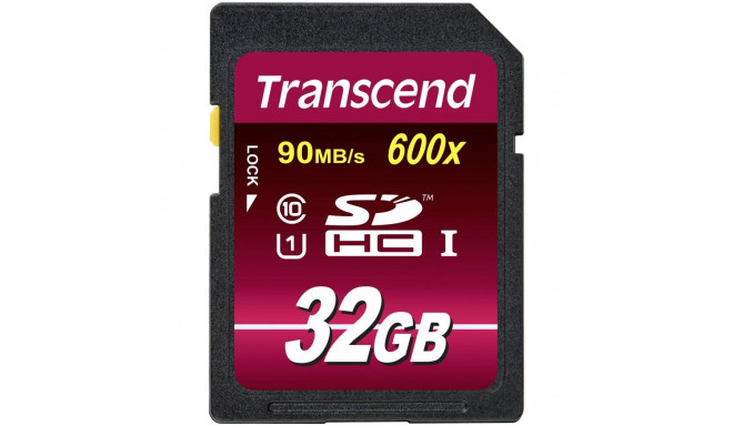 Transcend SDHC 32GB Class10 UHS-I 600x Ultimate mälukaart