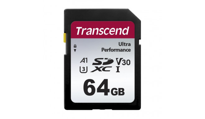 Transcend SDXC 340S 64GB Class 10 UHS-I U3 A2 V30 mälukaart