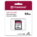 Transcend SDXC 340S 64GB Class 10 UHS-I U3 A2 V30 Mälukaart