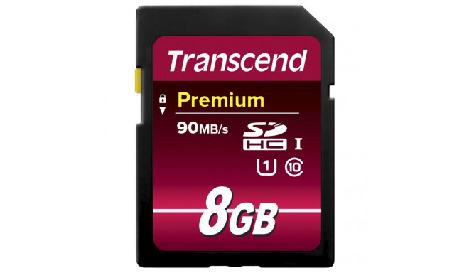Transcend SDHC 8GB Class 10 UHS-I 400x Premium mälukaart