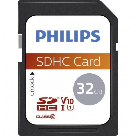 Philips SDHC kaart 32GB Class 10 UHS-I U1