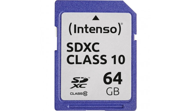 Intenso SDXC kaart 64GB Class 10