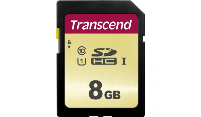 Transcend SDHC 500S          8GB Class 10 UHS-I U1