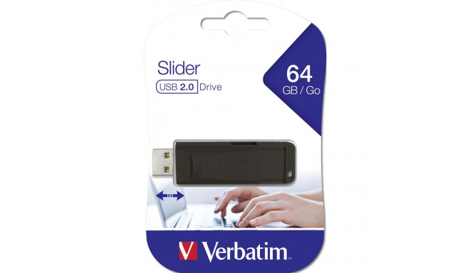 Verbatim Store n Go Slider  64GB USB 2.0