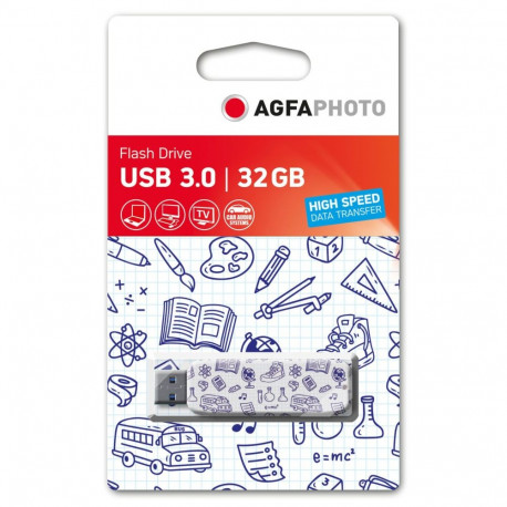 AgfaPhoto USB 3.0 32GB kooliteemaline
