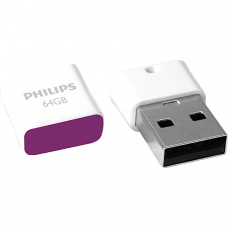 Philips USB 2.0 64GB Pico Edition maagiline lilla