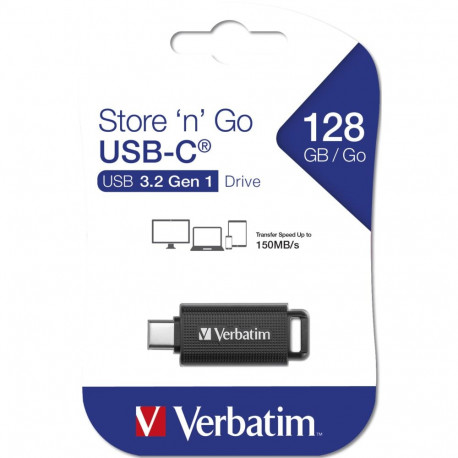 Verbatim väljatõmmatav 128GB USB 3.2 Gen 1 USB-C