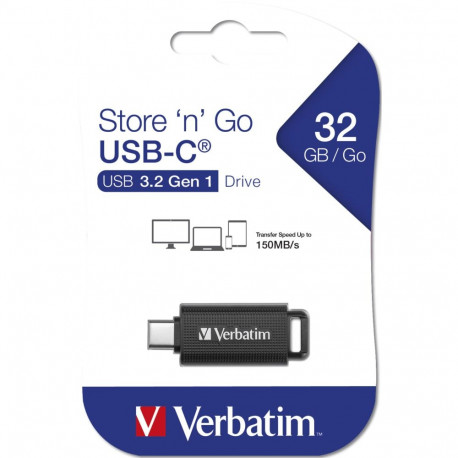 Verbatim väljatõmmatav mälupulk 32GB USB 3.2 Gen 1 USB-C