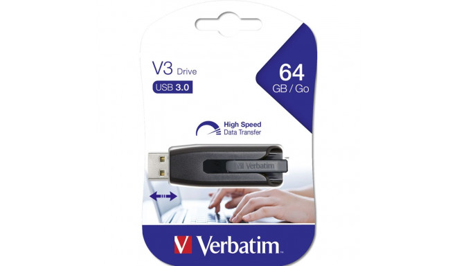 Verbatim Store n Go V3      64GB USB 3.0 grey               49174