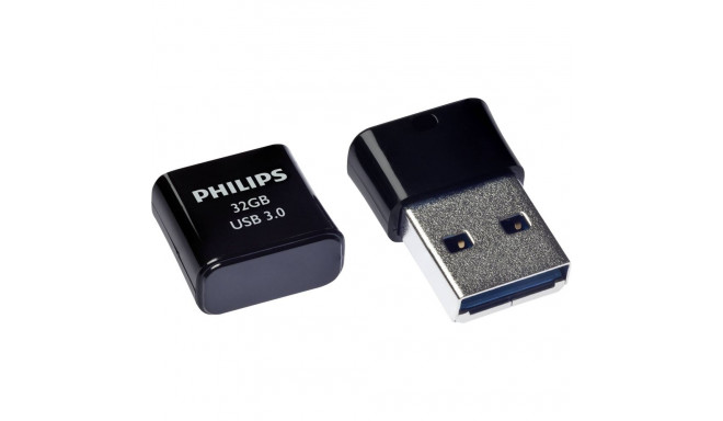 Philips USB 3.0 32GB Pico Edition kesköö must