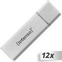 12x1 Intenso Alu Line 16GB USB-mälupulk 2.0 hõbedane