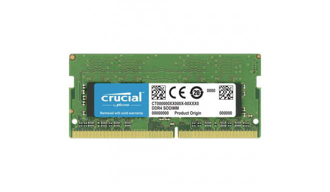 Crucial DDR4-3200            8GB SODIMM CL22 (8Gbit/16Gbit)