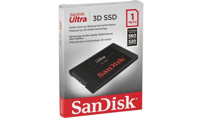 SanDisk SSD Ultra 3D 1TB R/W 560/530 MBs SDSSDH3-1T00-G26