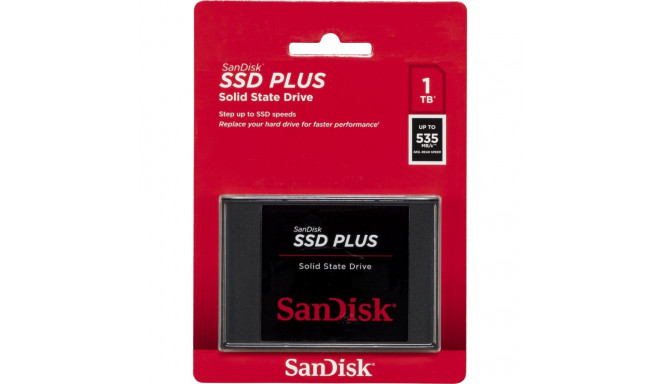 SanDisk SSD Plus 1TB Lugemine 535 MB/s SDSSDA-1T00-G27