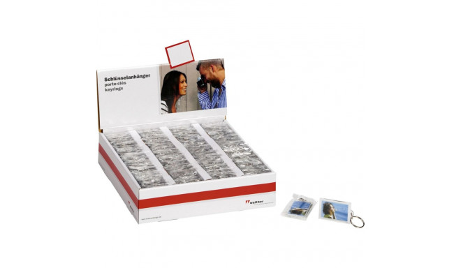 100x1 Walther võtmehoidja akrüül 3,5x4,5 displeis MR192