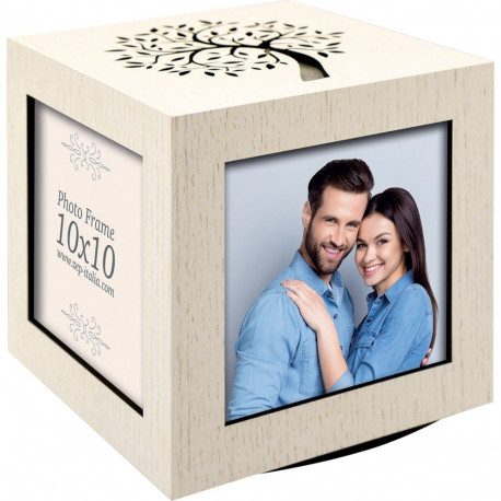 ZEP Norman small         4x10x10 Wooden Photo Cube          GLG10