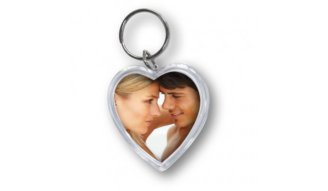 1x24 ZEP Photo Keychain    4x3,8 Resin Heart 7360PD