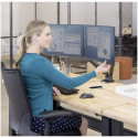 Fellowes Platinum Series Double Monitorarm black