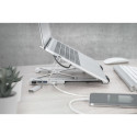 DIGITUS Muudetava kõrgusega Sülearvuti Alus integreeritud USB-C Hub 5-pordiga