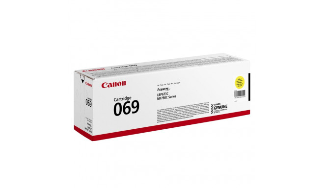 Canon toonerikassett 069 Y kollane