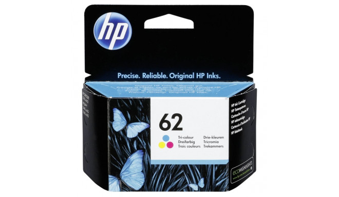 HP C2P06AE tindikassett 3-värvi nr 62