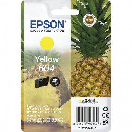 Epson tindikassett kollane 604 T 10G3