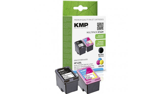 KMP H162V sooduspakend must/värviline ühilduv HP C2P05AE/C2P07AE-ga