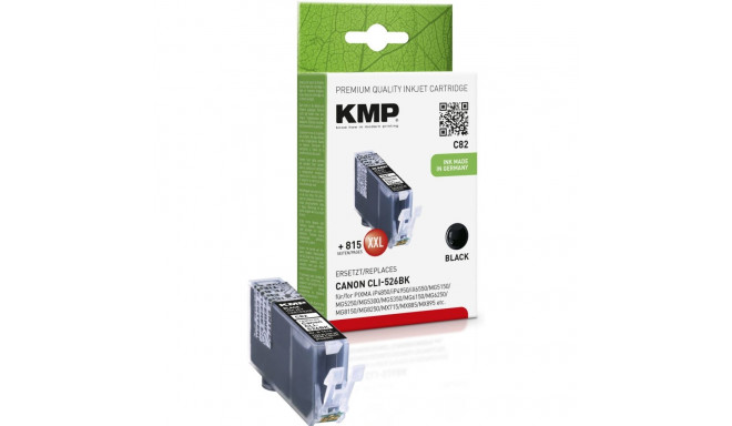 KMP C82 ink cartridge black compatible with Canon CLI-526 BK