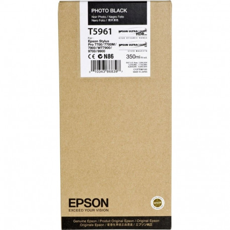 Epson ink cartridge photo black T 596 350 ml        T 5961
