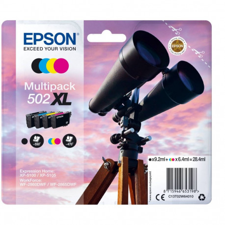Epson multipakk BK/C/M/Y 502 XL T 02W6