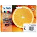 Epson Multipakk Claria Premium Must/Pigmentmust/Sinine/Punane/Kollane 33 T 3337