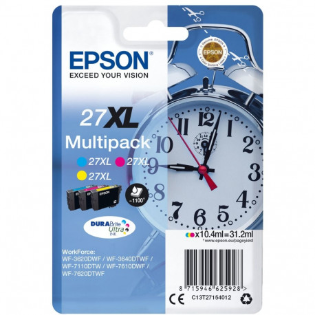 Epson DURABrite Ultra Ink 27 XL Multipack (3 colors)      T 2715