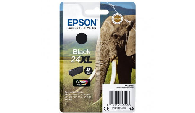 Epson XL must tindikassett Claria Photo HD T 243 T 2431