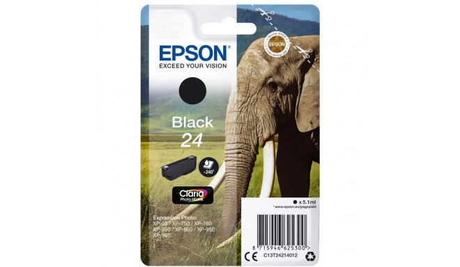 Epson ink cartridge black Claria Photo HD T 242     T 2421