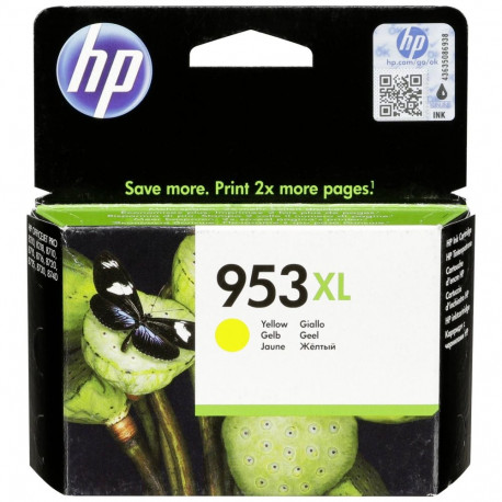 HP F6U18AE tindikassett kollane nr 953 XL