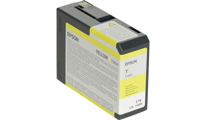 Epson tindikassett kollane T 580 80 ml T 5804