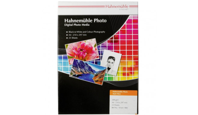 Hahnemühle Photo Matt Fibre A 4 soojavalge 200 g 25 lehte