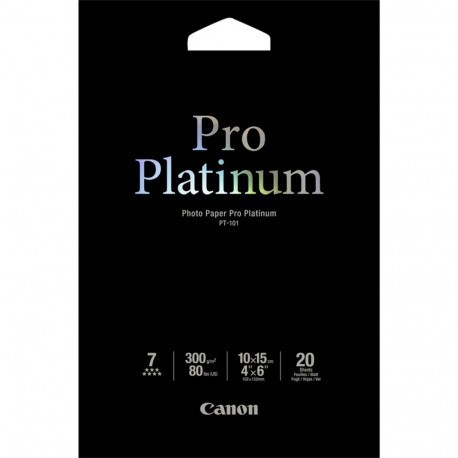 Canon PT-101 10x15 cm, 20 lehte fotopaber Pro Platinum 300 g