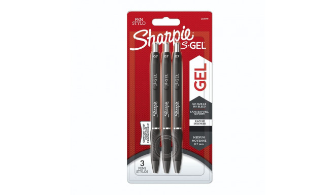 1x3 Sharpie S-Gel 0,7 mm must