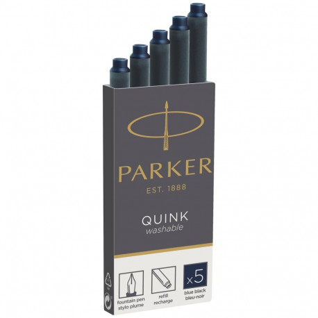 1x5 Parker tindikassett Quink sinimust