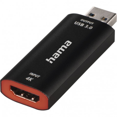 Hama video salvestus pulk USB pistik - HDMI pesa 4K