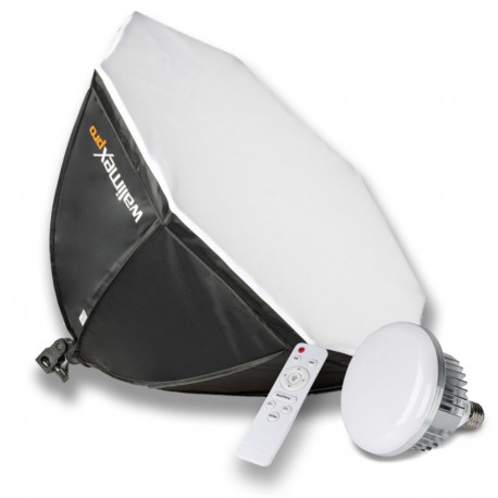 walimex pro LED 60W oktagon Ø65cm kahevärviline