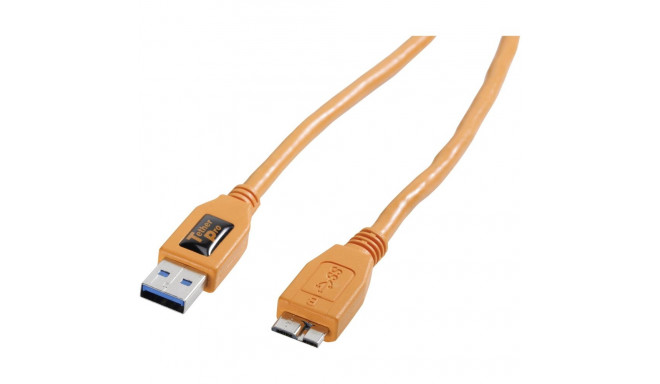 Tether Tools kaabel TetherPro USB 3.0 A/Micro B 4.6m, oranž